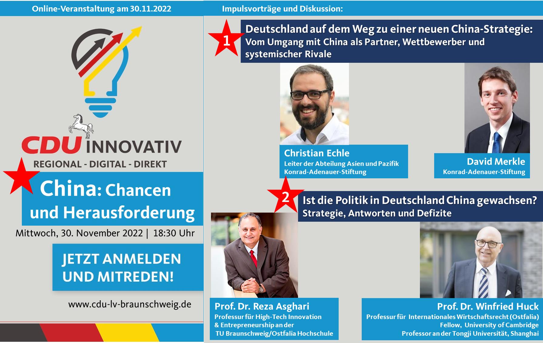 Gäste für Referat und Diskussion