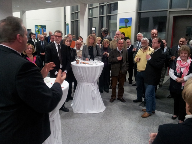 Begrüßte die zahlreichen Gäste zum abendlichen Stelldichein: der CDU Landesvorsitzende Frank Oesterhelweg (MdL)